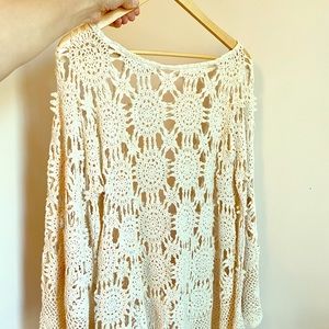 Vintage 70’s crochet mini dress size S/M